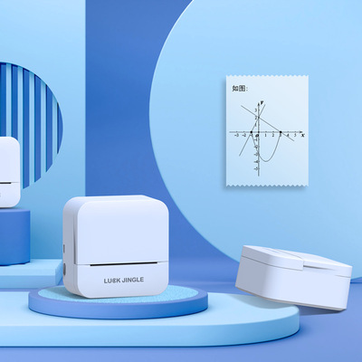 【标签打印机】叮当同学打印机迷你学生错题作业抄题神器照片便签