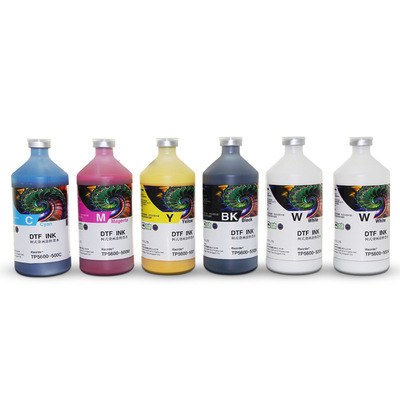 数码柯式白墨烫画 PET膜转移抖粉 水性涂料 I3200/DX5 多色1000ML