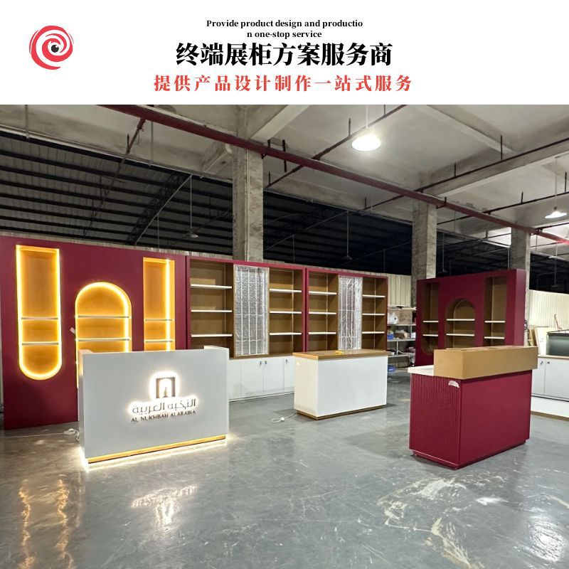 整店输出烤漆展柜咖啡店展示柜商场服装店展柜眼镜专卖店展示柜台