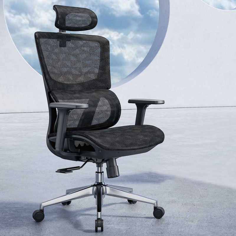 职员办公椅子久坐不累老板旋转椅高靠背电脑椅网布椅office chair